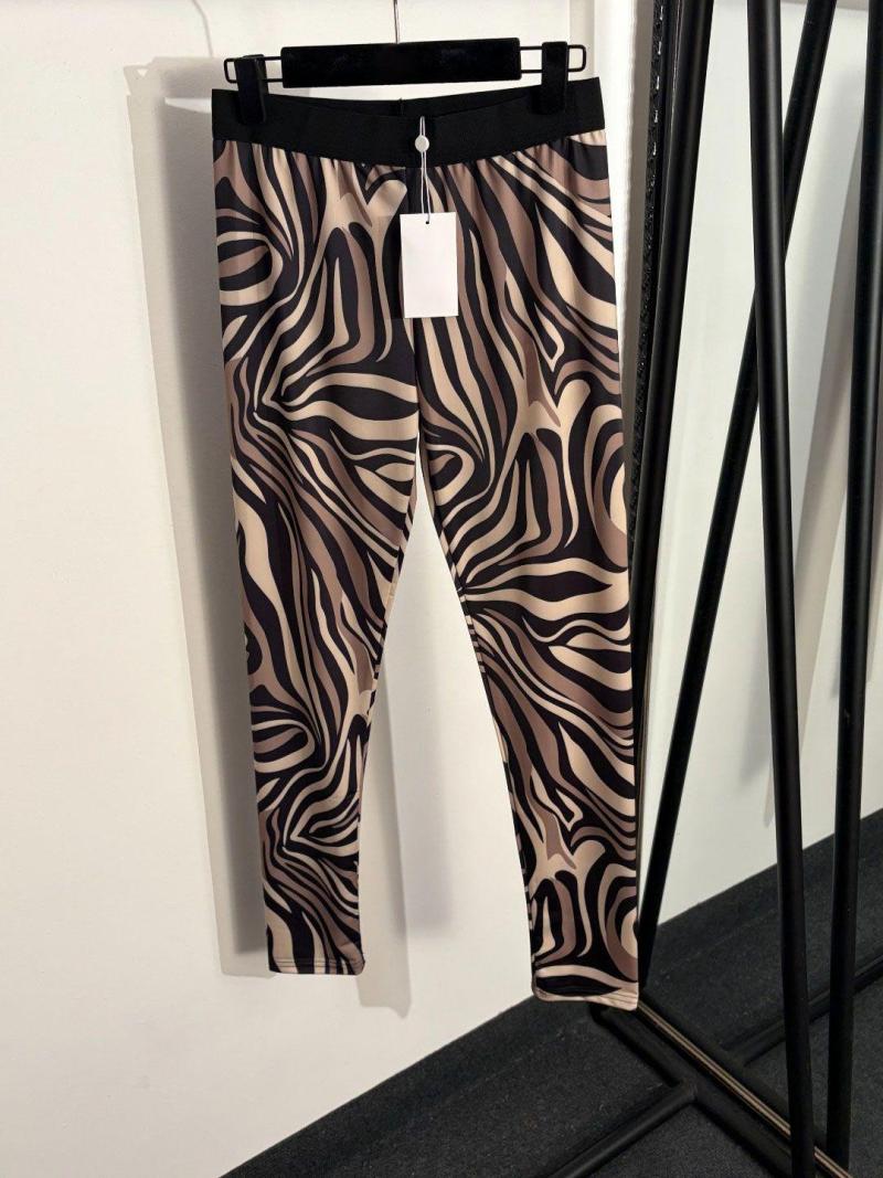 2026 Diseñador Moda Mujer Activewear Leggings Ropa Europa América Ropa De Lujo Pantalones De Yoga Nuevo Zebra Color Block Print Stretch Slim Fit Leggings S-Xxl