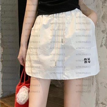 2026 Nuevo Diseñador Carta Bordado Falda Falda De Mujer Moda De Alta Calidad Multifuncional Athleisure De Mujer Cintura Alta Pantalones Cortos De Media Longitud S-Xl