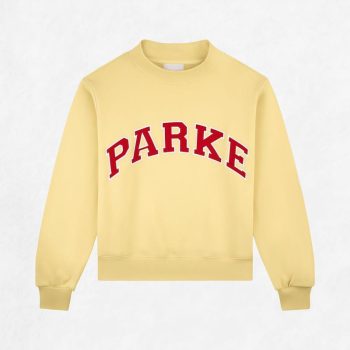 26ss Parkes Mockneck Sudadera Con Capucha De Algodón De Diseñador Superior Para Mujer Suéter Nuevo Nicho Estampado De Letras Estacionado Cuello Redondo Con Capucha Casual Versátil Jersey Suelto Jumpers Tn