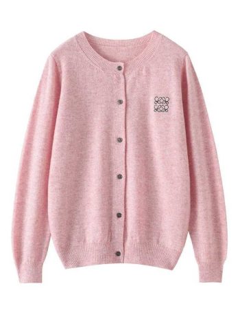 Addonee Cárdigan Mujer Punto Cuello Redondo Manga Larga Primavera Otoño 100% Lana Merino Tejido J240708