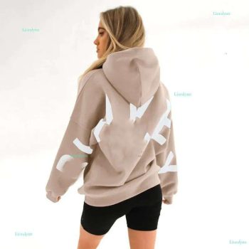 Blakleyhoodie Sudaderas Con Capucha Para Mujer Jersey Sherpa De Cuello Alto Teddy Blakes Sudadera Con Capucha De Lana De Gran Tamaño Con Letras Estampadas Tops De Manga Larga Para Mujer C3e