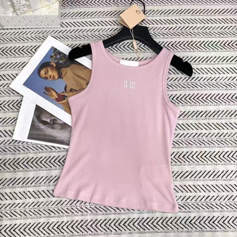 Camiseta Sin Mangas Estilo Nuevo Con Bordado Y Diseño De Letras, Adelgazante, Cómoda Y Anti-Edad - Imagen 5