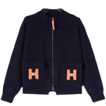 Chaqueta Suéter De Punto Estilo Casual Cuello Caído Mujer Otoño Nuevo Suelto Color Sólido Estilo Coreano