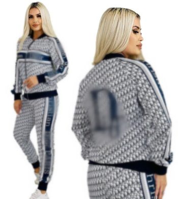 Conjunto De Dos Piezas Mujer Primavera Chaqueta Tipo Cárdigan Pantalón Sudadera Deportivo Jogging Modelo Cd648