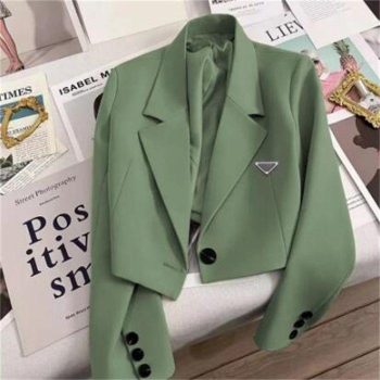Fashion Luxury Diseñador De Trajes Para Mujeres Blazers Chaqueta De Traje De Traje Blanco Para Mujeres Agrupación De Manga Larga Blazer Oficina De Blazer Sueltas Tops Negros