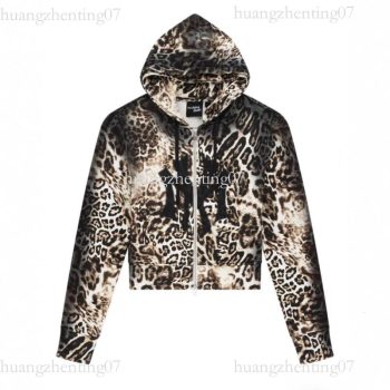 Mowalola Nuevo Ksubi Estampado De Leopardo 2026 Nueva Sudadera Informal Con Cremallera Unisex Estilo Americano Ins Estilo Americano