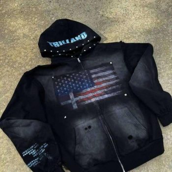 Nueva Sudadera Con Estampado De Patrón Punk Hip-Hop Y2k Retro Harajuku Para Hombres Y Mujeres Ropa De Calle Sudadera