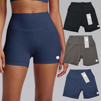 Pantalones Cortos De Motociclista De Color Sólido Para Mujer, Pantalones Cortos Deportivos Elásticos Para Yoga, Pantalones Cortos Deportivos De Verano Para Gimnasio, Pantalones Cortos De Cintura Alta Para Entrenamiento