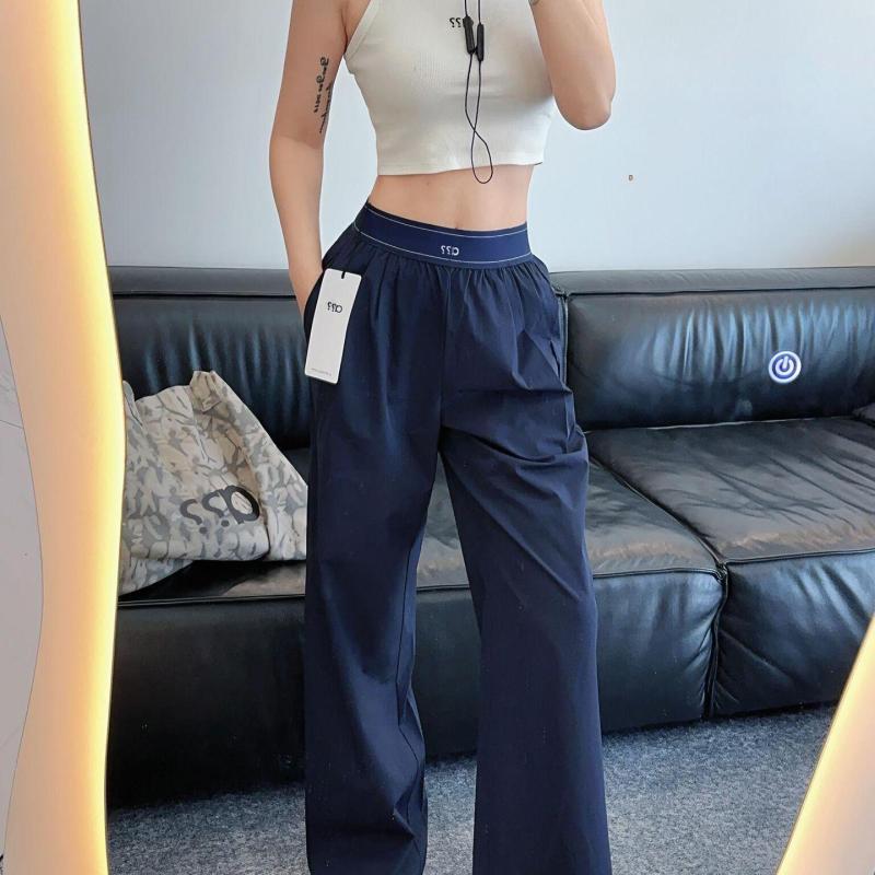 Pantalones De Diseñador Para Mujer, Traje, Pantalón, Conjunto De Yoga Regular, Punto De Partido, Falda Corta De Cintura Alta, Búsqueda, Yoga Largo, Suelto, Conjuntos De Transporte De Pierna Ancha - Imagen 2