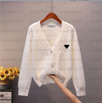 Suéter De Mujer Diseñador Exclusivo Suéter De Cárdigan De Dama Blanca Y Blanca Al Estilo De Diseñador Otoño E Invierno Hada De Hadas Stop S-3xl