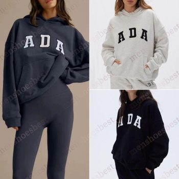 Sudadera Con Capucha Adas Para Mujer, Ropa De Calle De Gran Tamaño, Sudaderas Con Capucha De Lana, Suéteres Holgados Informales De Talla Asiática, Novedad De 2025