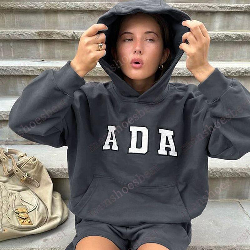 Sudadera Con Capucha Adas Para Mujer, Ropa De Calle De Gran Tamaño, Sudaderas Con Capucha De Lana, Suéteres Holgados Informales De Talla Asiática, Novedad De 2025 - Imagen 2