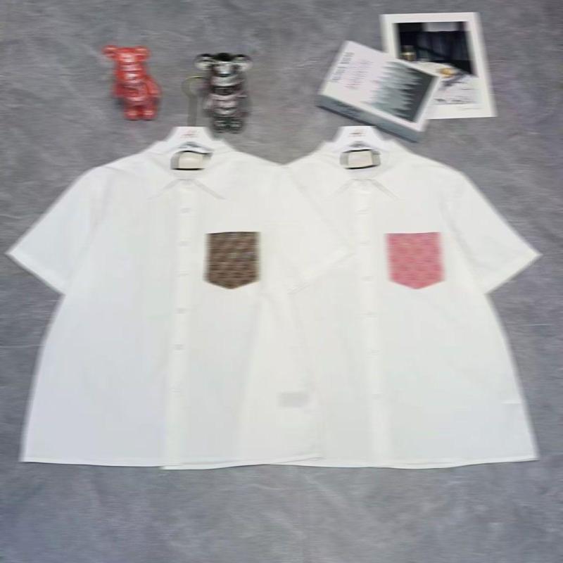 Summer Nuevo Conjunto Para Mujer, Camisa Retro Con Cuello De Alta Calidad Combinada Con Cinturón Estampado Y Falda Corta - Imagen 5
