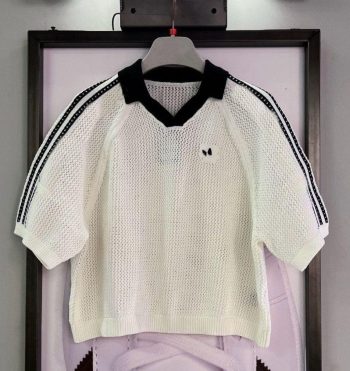 Tejidos Y Camisetas De Mujer Nuevas, Polos De Diseñador, Suéteres Casuales Deportivos, Camiseta Calada Corta
